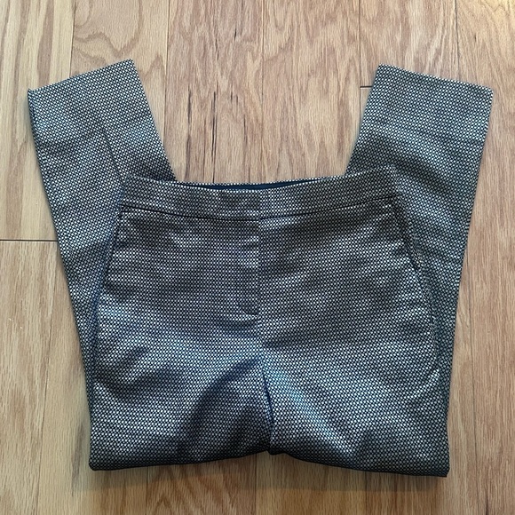 Ann Taylor Gold and Black Straight Leg Pants 0P - Picture 1 of 3